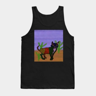 lizard cat of desert Tank Top